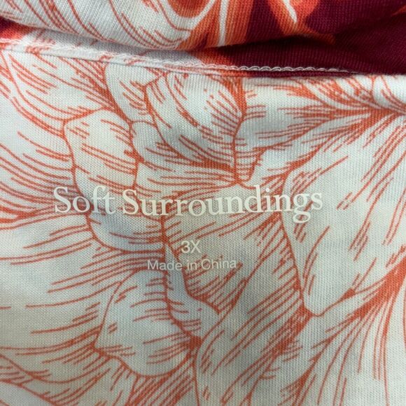 Soft Surroundings Women Sleeveless Maxi Dress Size 3X Floral Boho C026 -21 - Picture 7 of 15